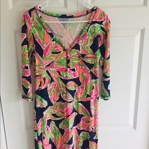 Lilly Pulitzer 3/4 Length Sleeve Dress